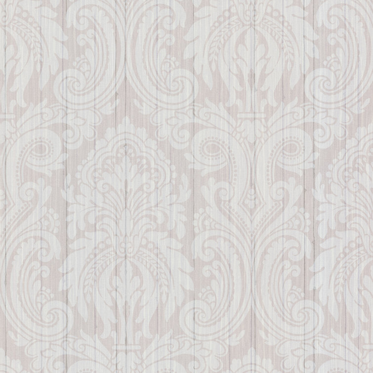 Brewster Home Fashions Juliette Paris 33' x 20.5" Damask 3D Embossed Wallpaper Roll Wayfair